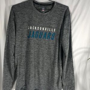 NFL MSX by Michael Strahan Heathered Gray Jaguars Performance Long Sleeve Tee